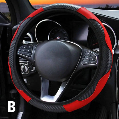 Skórzany pokrowiec na kierownicę do Renault Megane 2/3, Clio, Duster