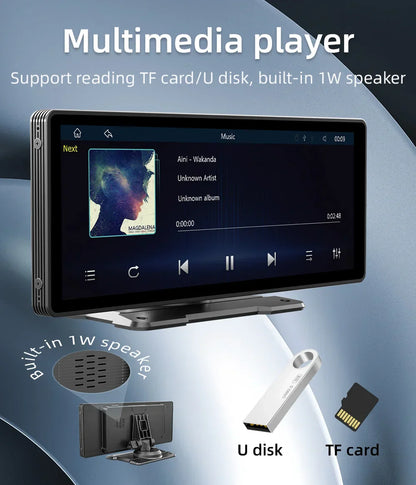 Uniwersalny 10,26” ekran Carplay – radio multimedialne