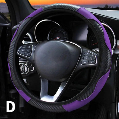 Skórzany pokrowiec na kierownicę do Renault Megane 2/3, Clio, Duster